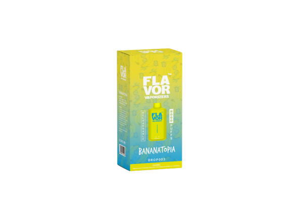 Flavor Vaporizers | Bananatopia | Drop 003 Bananatopia Box Mockup